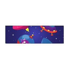 Cartoon Funny Aliens With Ufo Duck Starry Sky Set Sticker Bumper (10 Pack) by Ndabl3x