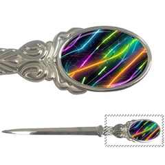 Vibrant Neon Dreams Letter Opener by essentialimage