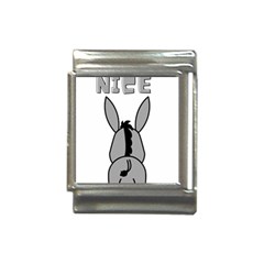 Donkey Ass Funny Nice Cute Floppy Italian Charm (13mm) by Sarkoni