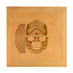 Gorilla Ape Zoo Mammal Usa Wood Photo Frame Cube by Sarkoni