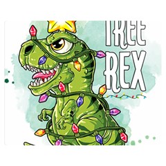 Dinosaur T-rex Dino Tyrannasaurus Premium Plush Fleece Blanket (medium) by Sarkoni