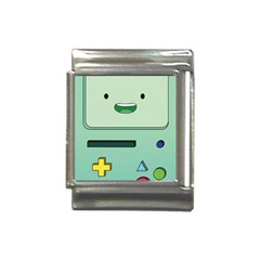 Adventure Time Bmo Beemo Green Italian Charm (13mm) by Bedest