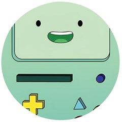 Adventure Time Bmo Beemo Green Wooden Bottle Opener (round) by Bedest