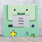 Adventure Time Bmo Beemo Green White Wall Photo Frame 5  x 7  Front