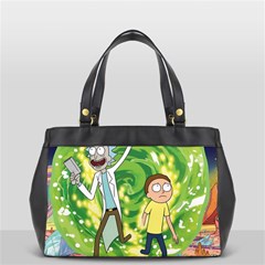 Rick And Morty Adventure Time Cartoon Oversize Office Handbag (2 Sides) by Bedest