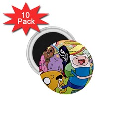 Adventure Time Finn  Jake 1 75  Magnets (10 Pack)  by Bedest