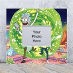 Rick And Morty Adventure Time Cartoon White Wall Photo Frame 5  x 7  Front