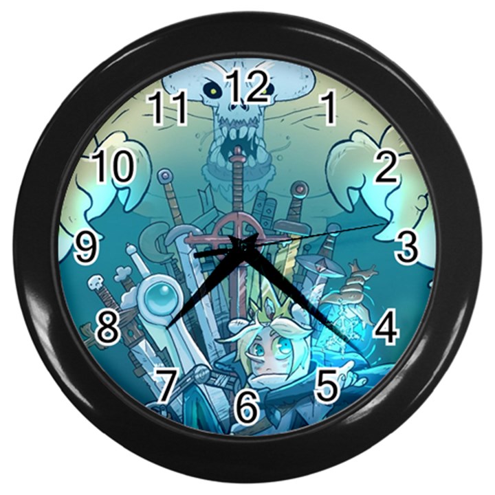 Adventure Time Lich Wall Clock (Black)