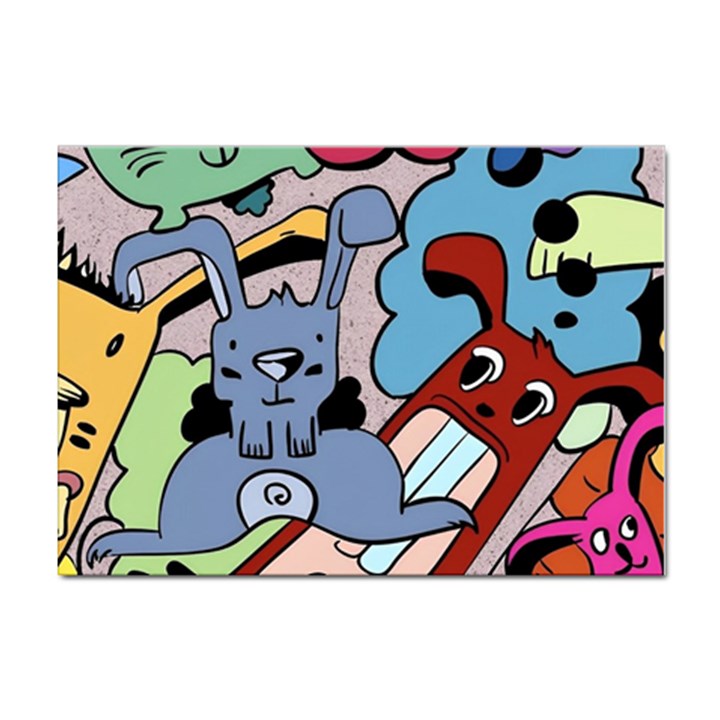 Graffiti Monster Street Theme Sticker A4 (100 pack)