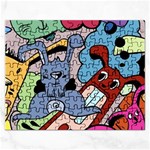 Graffiti Monster Street Theme Rectangular Jigsaw Puzzl Front