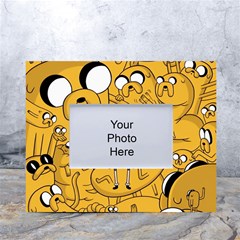 Adventure Time Finn Jake Cartoon White Tabletop Photo Frame 4 x6  by Bedest