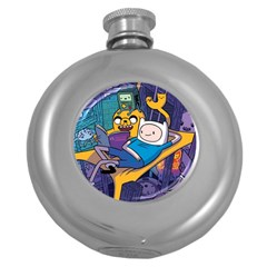 Adventure Time Finn  Jake Marceline Round Hip Flask (5 Oz) by Bedest