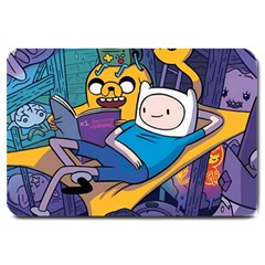 Adventure Time Finn  Jake Marceline Large Doormat by Bedest