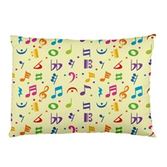 Seamless Pattern Musical Note Doodle Symbol Pillow Case by Hannah976