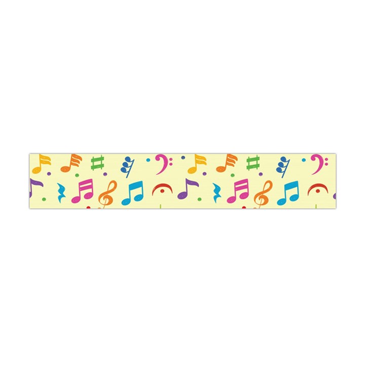 Seamless Pattern Musical Note Doodle Symbol Premium Plush Fleece Scarf (Mini)