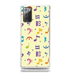 Seamless Pattern Musical Note Doodle Symbol Samsung Galaxy Note 20 Tpu Uv Case by Hannah976