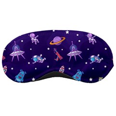 Space Seamless Pattern Sleep Mask by Hannah976