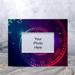 Time Machine White Tabletop Photo Frame 4 x6  by Hannah976