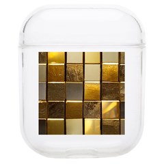 Golden Mosaic Tiles  Soft Tpu Airpods 1/2 Case by essentialimage