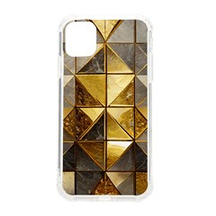 Golden Mosaic Tiles  Iphone 11 Tpu Uv Print Case by essentialimage365