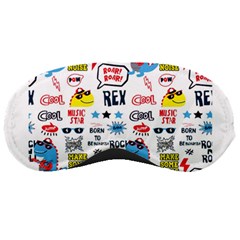 Monster Cool Seamless Pattern Sleep Mask by Hannah976