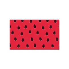 Seamless Watermelon Surface Texture Sticker Rectangular (100 Pack) by Hannah976