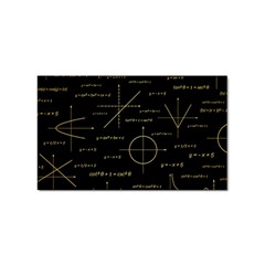 Abstract Math Pattern Sticker (rectangular) by Hannah976