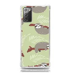 Sloths Pattern Design Samsung Galaxy Note 20 Tpu Uv Case by Hannah976