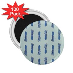 Blue King Pineapple  2 25  Magnets (100 Pack)  by ConteMonfrey