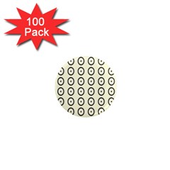 Sharp Circles 1  Mini Magnets (100 Pack)  by ConteMonfrey