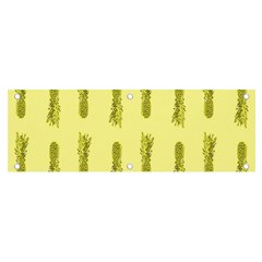 Yellow Pineapple Banner And Sign 6  X 2  by ConteMonfrey