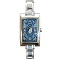 Grateful Dead Butterfly Pattern Rectangle Italian Charm Watch by Bedest