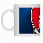 Grateful Dead Big Skull White Mug Left