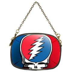 Grateful Dead Big Skull Chain Purse (two Sides) by Bedest