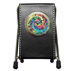 Grateful Dead Artsy Pen Holder Desk Clock by Bedest