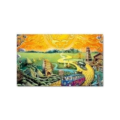 Grateful Dead Golden Road Sticker Rectangular (100 Pack) by Bedest