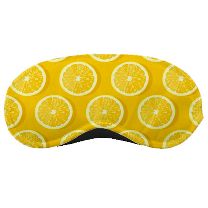 Lemon Fruits Slice Seamless Pattern Sleep Mask