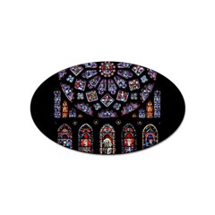 Photos Chartres Rosette Cathedral Sticker Oval (100 Pack) by Bedest