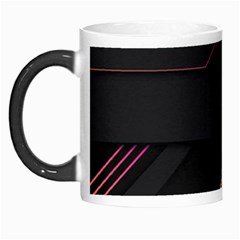 Gradient Geometric Shapes Dark Background Morph Mug by Apen