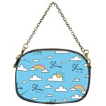 Sky Pattern Chain Purse (Two Sides) Front