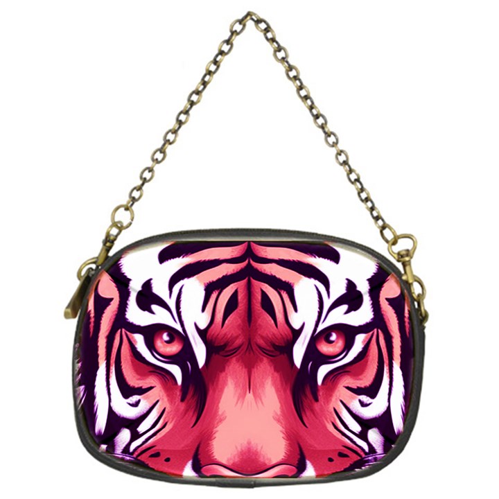 Love the tiger Chain Purse (One Side)