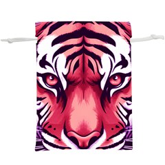 Tiger Design Lightweight Drawstring Pouch (xl) by TShirt44