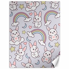 Seamless Pattern With Cute Rabbit Character Canvas 36  X 48  by Apen