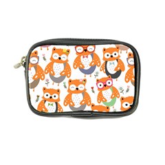 Cute Colorful Owl Cartoon Seamless Pattern Coin Purse by Apen