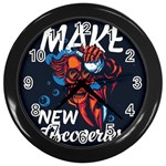 Dont fear Wall Clock (Black) Front