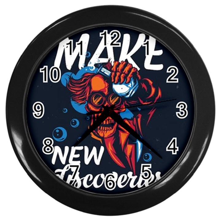 Dont fear Wall Clock (Black)