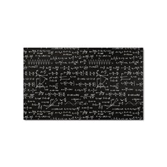 Math Equations Formulas Pattern Sticker (rectangular) by Ravend