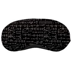 Math Equations Formulas Pattern Sleep Mask by Ravend