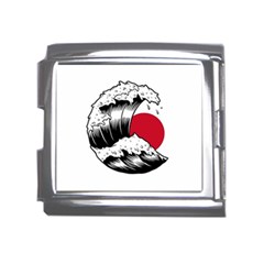 Japanese Sun & Wave Mega Link Italian Charm (18mm) by Cendanart