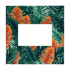 Green Tropical Leaves White Box Photo Frame 4  X 6  by Jack14